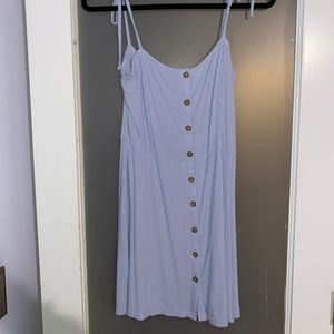 Topshop light blue button up dress. Size: US 6